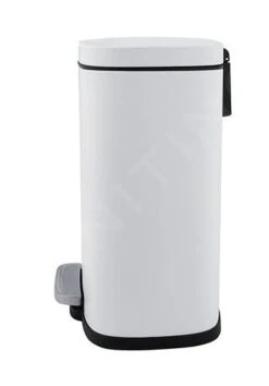 Nimco Poubelles - Poubelle, 5 L, Blanc Mat KOS 8005-05 -Cuisine Articles Magasin 69201cfe28cc153653b5c7ee