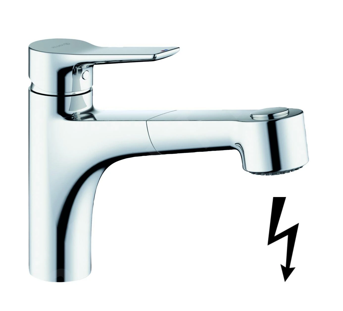 Kludi Mix - Mitigeur D'évier Avec Douchette Extractible, Chrome 329420575 3 Kludi Mix - Mitigeur D'évier Avec Douchette Extractible, Chrome 329420575