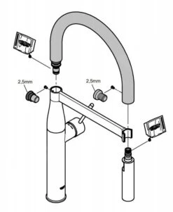 Grohe Essence - Bec De Cuisine, Rouge 30321DG0 -Cuisine Articles Magasin 6aaadcab28fc495f3f852629 1
