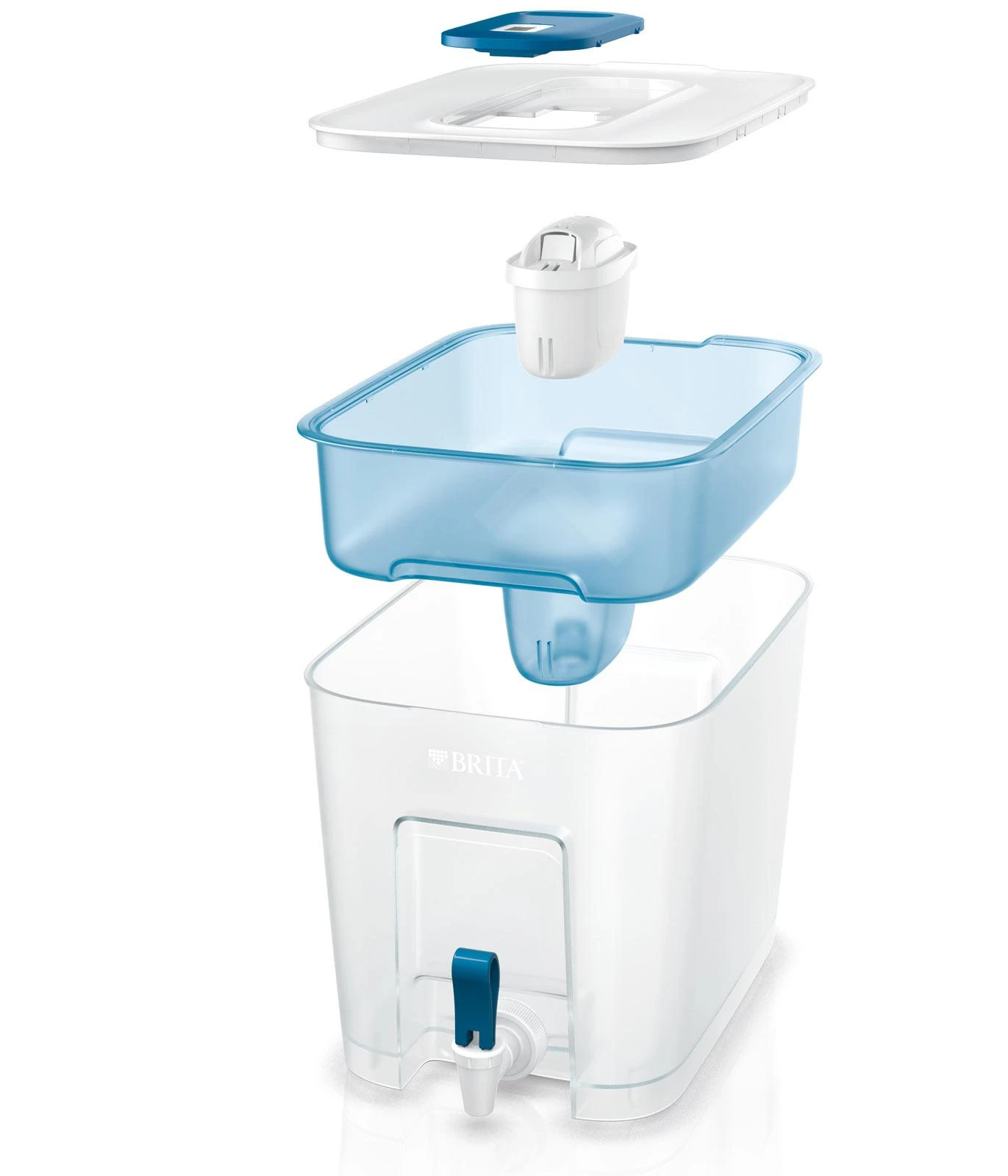 Brita Carafes - Réservoir De L'eau Filtrant Flow Memo, Volume 8200 Ml, Bleu 1039277 4 Brita Carafes - Réservoir De L'eau Filtrant Flow Memo, Volume 8200 Ml, Bleu 1039277 – Image 2