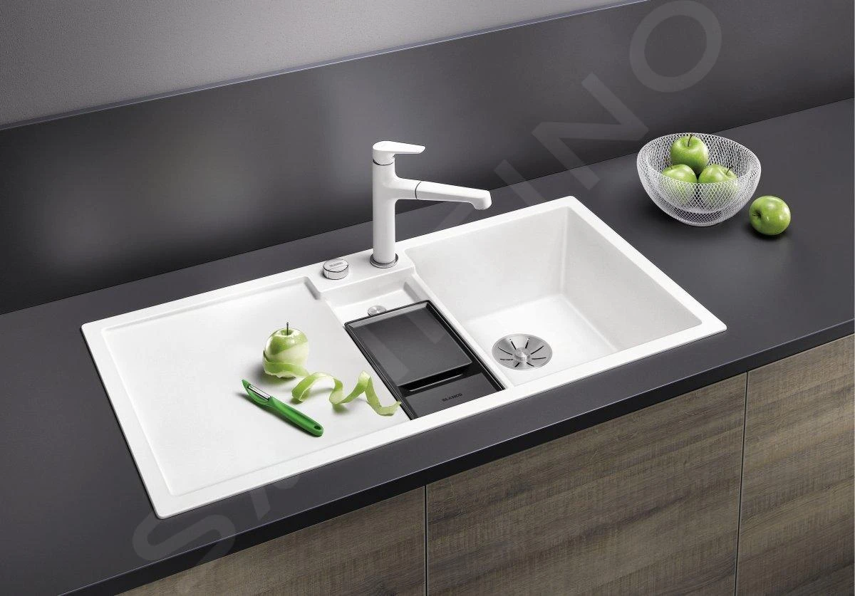 Blanco Collectis 6 - Évier En Silgranit, 1000x510 Mm, Avec Commande Du Vidage, Anthracite 523344 8 Blanco Collectis 6 - Évier En Silgranit, 1000x510 Mm, Avec Commande Du Vidage, Anthracite 523344 – Image 6