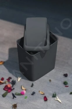 Aqualine Accessoires - Poubelle Soft 5L, Anthracite TRN-187-04 -Cuisine Articles Magasin 6b08b477f840f389a83f7787