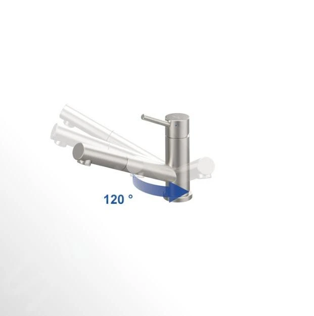 Villeroy & Boch Como - Mitigeur D'évier Avec Bec Extractible, Inox Poli 925200LE 5 Villeroy & Boch Como - Mitigeur D'évier Avec Bec Extractible, Inox Poli 925200LE – Image 3