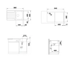 Blanco Dinas 45 - Évier, 860x500 Mm, Avec Commande De Vidage, Inox Brossé 523378 6 Blanco Dinas 45 - Évier, 860x500 Mm, Avec Commande De Vidage, Inox Brossé 523378 -Cuisine Articles Magasin 6c02f20af661452ea5a9cb35