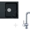 Franke Colonnes - Set De Cuisine T31, évier En Tectonite OID 611-78, Noir + Robinet Samoa, Chrome 114.0366.061 1 Franke Colonnes - Set De Cuisine T31, évier En Tectonite OID 611-78, Noir + Robinet Samoa, Chrome 114.0366.061 -Cuisine Articles Magasin 6cb3b7c141d709de0ae1df98