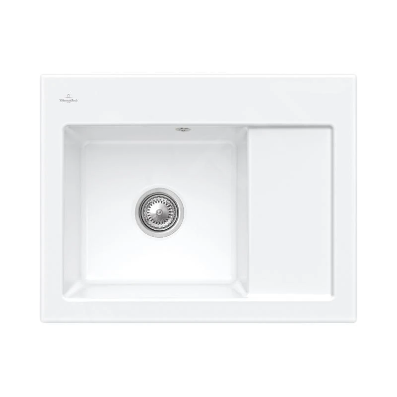 Villeroy & Boch Subway 45 - Évier En Céramique 65x51 Cm, CeramicPlus, Stone White 331201RW 3 Villeroy & Boch Subway 45 - Évier En Céramique 65x51 Cm, CeramicPlus, Stone White 331201RW