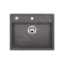 Blanco Dalago 6 - Évier En Silgranit, 615x510 Mm, Avec Commande Du Vidage, Gris Rocher 518850