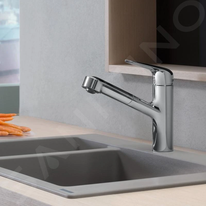 Hansgrohe Focus M42 - Mitigeur D’évier M427-H150 Avec Douchette Extractible, Chrome 71814000 5 Hansgrohe Focus M42 - Mitigeur D’évier M427-H150 Avec Douchette Extractible, Chrome 71814000 – Image 3
