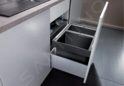 Blanco Flexon II - Poubelle Encastrable, Cloisonnée, Volume 49 L 521471 -Cuisine Articles Magasin 6f70c7f0ee7f5515afbb193f