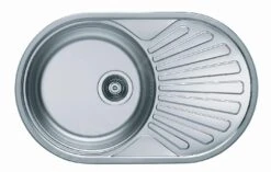 Alveus Ciklo - Évier 740x440mm, Inox 1123986