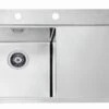 Alveus Pure - Évier 790x525 Mm, Avec Commande De Vidage, Gauche, Inox 1103610 2 Alveus Pure - Évier 790x525 Mm, Avec Commande De Vidage, Gauche, Inox 1103610 -Cuisine Articles Magasin 721e70fd247c4ec3a966078a