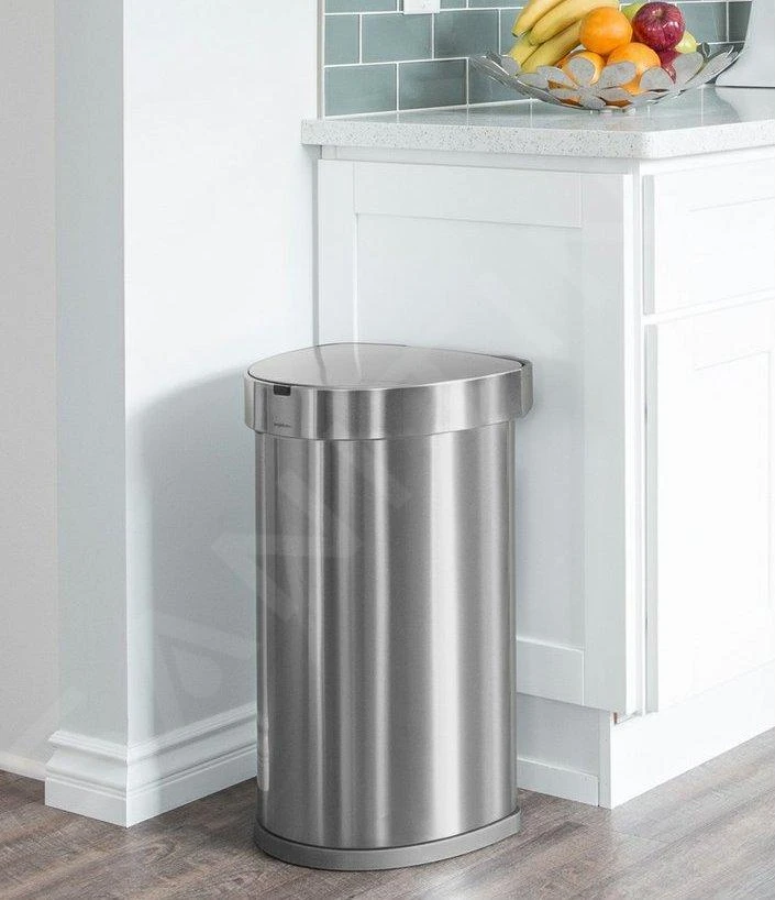 Simplehuman Poubelles - Poubelle Sans Contact Avec Commande De Mouvement , 45 L, Inox Brossé ST2009 7 Simplehuman Poubelles - Poubelle Sans Contact Avec Commande De Mouvement , 45 L, Inox Brossé ST2009 – Image 5
