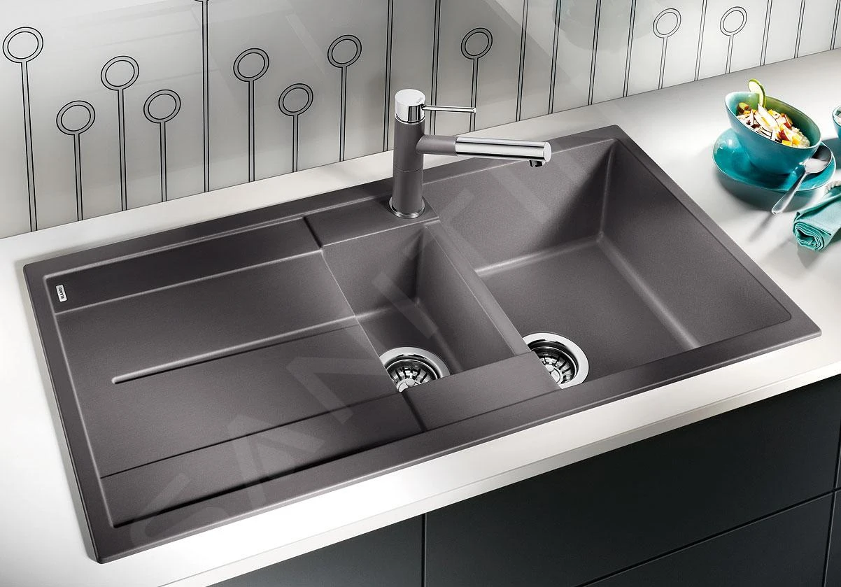 Blanco Metra 6 - Évier En Silgranit, 1000x500 Mm, Anthracite 513230 5 Blanco Metra 6 - Évier En Silgranit, 1000x500 Mm, Anthracite 513230 – Image 3