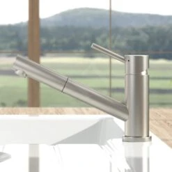 Villeroy & Boch Como - Mitigeur D’évier Avec Douchette Extractible, à Basculer Sous La Fenêtre, Inox 925800LC -Cuisine Articles Magasin 7522c7abeca6eafa32577098