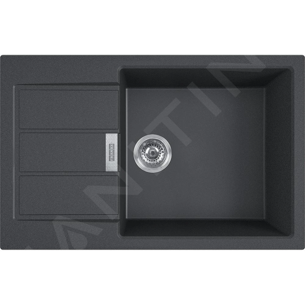 Franke Colonnes - Ensemble T88, évier En Tectonite S2D 611-78 XL Et Robinetterie FN 0147.031, Noir/chrome 143.0618.741 5 Franke Colonnes - Ensemble T88, évier En Tectonite S2D 611-78 XL Et Robinetterie FN 0147.031, Noir/chrome 143.0618.741 – Image 3