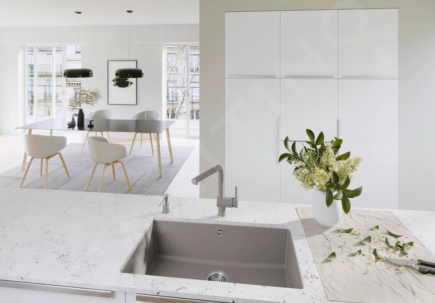 Blanco Rotan 700 - Évier En Silgranit, 730x460 Mm, Anthracite 521344 5 Blanco Rotan 700 - Évier En Silgranit, 730x460 Mm, Anthracite 521344 – Image 3