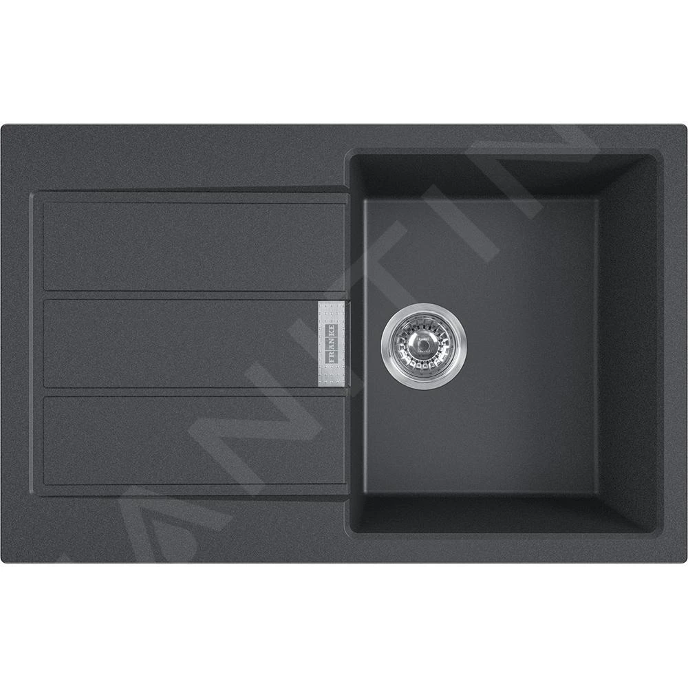 Franke Colonnes - Ensemble T83, évier En Tectonite S2D 611-78 Et Robinetterie FN 0642.031 ECO, Noir/chrome 143.0618.721 5 Franke Colonnes - Ensemble T83, évier En Tectonite S2D 611-78 Et Robinetterie FN 0642.031 ECO, Noir/chrome 143.0618.721 – Image 3