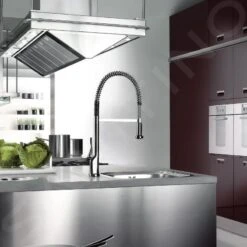 Axor Citterio - Mitigeur D’évier Semi-Pro Avec Douchette Extractible, Chrome 39840000 -Cuisine Articles Magasin 781f457e643401a2d3ffe6a9