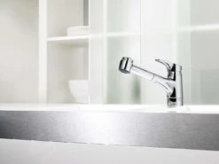 Hansa Mix - Mitigeur D’évier Avec Douchette Extractible, Chrome 01382283 -Cuisine Articles Magasin 7844749e107799d2d636f88a