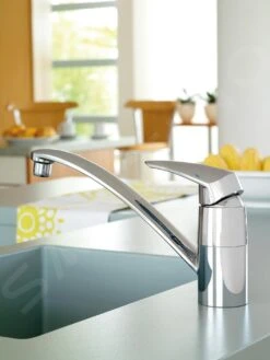 Grohe Eurodisc - Mitigeur D’évier à Levier, Chrome 33770001 -Cuisine Articles Magasin 7846b9bd5b44aee98db5c81a