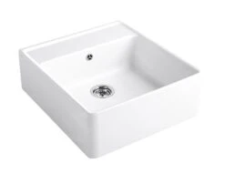 Villeroy & Boch Éviers - Évier En Céramique 630x595 Mm Avec Vidage, CeramicPlus, Blanc Alpin 632061R1