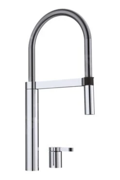 Blanco Culina S - Robinet D'évier Avec Bras Flexible, Installation 2 Trous, Chrome 519782