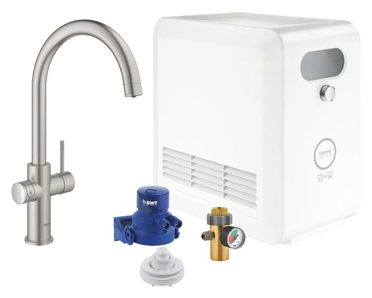Grohe Blue Professional - Mitigeur D’évier Avec Unité Réfrigérante Et Filtration, Supersteel 31323DC2 3 Grohe Blue Professional - Mitigeur D’évier Avec Unité Réfrigérante Et Filtration, Supersteel 31323DC2