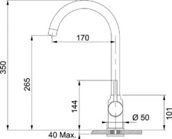 Franke Colonnes - Kit De Cuisine T30, évier En Tectonite OID 611-78, Noir + Robinet FP 9000, Onyx NEW 114.0366.039 10 Franke Colonnes - Kit De Cuisine T30, évier En Tectonite OID 611-78, Noir + Robinet FP 9000, Onyx NEW 114.0366.039 -Cuisine Articles Magasin 7fd51063c171592bf4a5013b