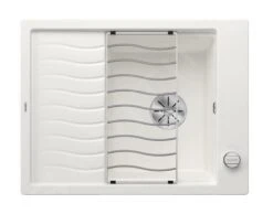 Blanco Elon 45 - Évier En Silgranit, 650x500 Mm, Avec Commande De Vidage Et Accessoires, InFino, Blanc 524818 -Cuisine Articles Magasin 8040c717cc361e453620c340