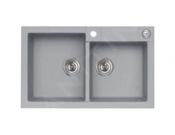 Alveus Rock - Évier En Granit 780x480 Mm, Avec Commande De Vidage, Concrete 1122744