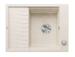 Blanco Elon 45 - Évier En Silgranit, 650x500 Mm, Avec Commande De Vidage Et Accessoires, InFino, Blanc Doux 527068