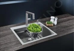 Blanco Etagon 6 - Évier En Silgranit, 600x510 Mm, Avec Commande De Vidage Et Avec Rails, Noir 525889 9 Blanco Etagon 6 - Évier En Silgranit, 600x510 Mm, Avec Commande De Vidage Et Avec Rails, Noir 525889 -Cuisine Articles Magasin 81ebc1cf6fad71467abb85cb