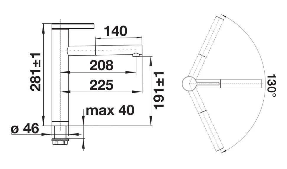 Blanco Linee S - Robinetterie D’évier Avec Bec Extractible, Blanc Doux/chrome 526957 4 Blanco Linee S - Robinetterie D’évier Avec Bec Extractible, Blanc Doux/chrome 526957 – Image 2