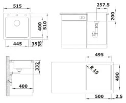 Blanco Naya 5 - Évier En Silgranite, 515x510 Mm, Blanc 526582 5 Blanco Naya 5 - Évier En Silgranite, 515x510 Mm, Blanc 526582 -Cuisine Articles Magasin 82c40e14298cda2660e879fd 1