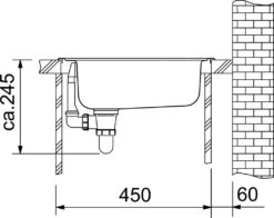 Franke Colonnes - Set De Cuisine N4, évier En Inox ETN 610 + Robinet FC 9547.031, Chrome 101.0200.289 -Cuisine Articles Magasin 847ce8bb01daf91347982314