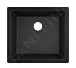 Hansgrohe Éviers - Evier Encastré Granit S510-U450, Graphite Noir 43431170