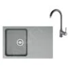 Franke Colonnes - Ensemble T97, évier En Tectonite OID 611-78 Et Mitigeur FP 9000.084, Gris 143.0675.620 -Cuisine Articles Magasin 87e2dda8cdc45e7ca0d05090