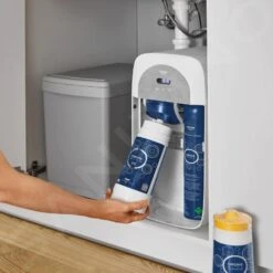 Grohe Blue Home - Mitigeur D&apos;évier Avec Unité Réfrigérante Et Filtration, Warm Sunset Brossé 31454DL1 -Cuisine Articles Magasin 90321676695ff65ecc6cabae