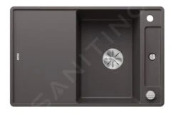 Blanco Axia III 45 - Évier En Silgranit, 770x500 Mm, Avec Commande De Vidage Et Accessoires, InFino, Gris Rocher 523194