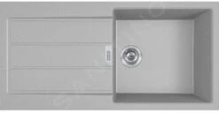 Franke Sirius 2.0 - Évier En Tectonite S2D 611-100, 1000x500 Mm, Gris 143.0651.011