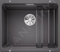 Blanco Etagon 500 - Évier En Silgranit, 530x460 Mm, Avec Rail, Gris Rocher 522228