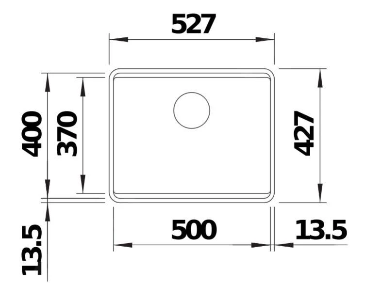 Blanco Etagon 500 - Évier En Silgranit, 527x427 Mm, Avec Rails, Anthracite 526343 4 Blanco Etagon 500 - Évier En Silgranit, 527x427 Mm, Avec Rails, Anthracite 526343 – Image 2