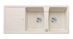 Blanco Lexa 8 - Évier En Silgranit 1160x500 Mm, Avec Commande De Vidage, InFino, Blanc Doux 527099