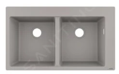 Hansgrohe Éviers - Evier Encastré Granit S510-F770, Béton Gris 43316380