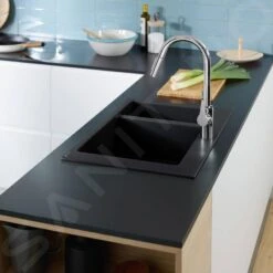 Hansgrohe Éviers - Evier Encastré Granit S510-F635, Graphite Noir 43315170 -Cuisine Articles Magasin 964d4f2c0559b1767f004aa4