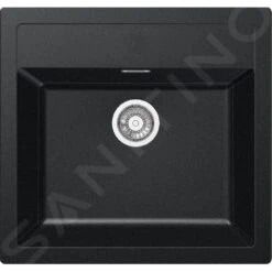 Franke Colonnes - Kit De Cuisine T25, évier En Tectonite SID 610, Noir + Robinet FP 9000, Onyx NEW 114.0366.029 -Cuisine Articles Magasin 96c344a477457fd1dc58e39f