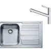 Franke Colonnes - Set N83, évier En Inox LLX 611/2 Et Mitigeur FC 3055.031, Inox / Chrome 101.0650.597 -Cuisine Articles Magasin 97622f326e7b32075ec1d2cb