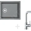 Franke Colonnes - Set De Cuisine G76, évier En Fragranit MRG 611-78 BB, Pierre Grise + Robinet FN 0147, Chrome 114.0365.684 -Cuisine Articles Magasin 98b6fab31266ebf84e1f8b98