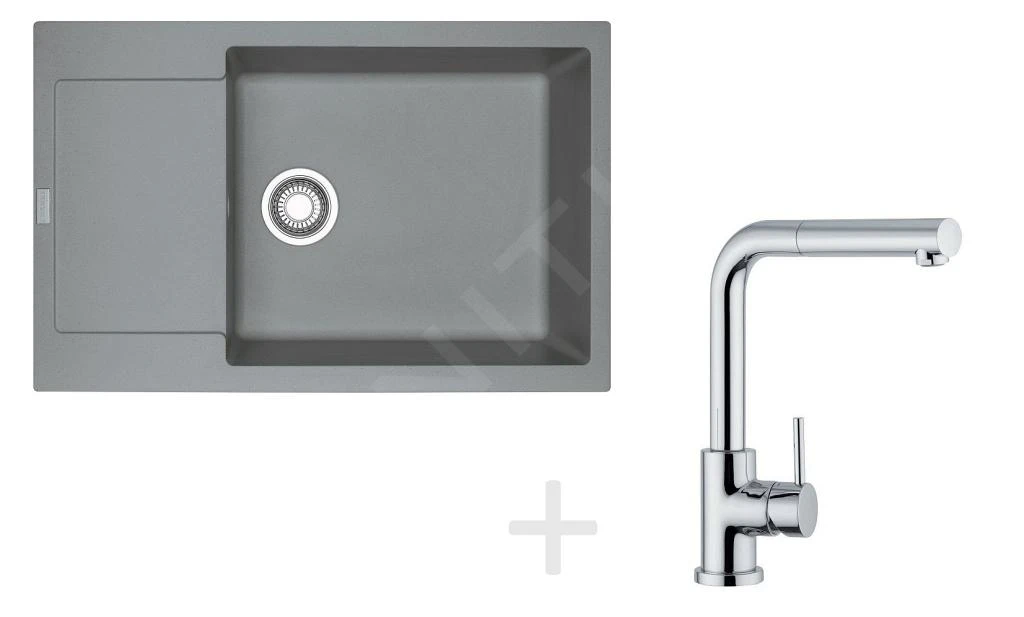 Franke Colonnes - Set De Cuisine G76, évier En Fragranit MRG 611-78 BB, Pierre Grise + Robinet FN 0147, Chrome 114.0365.684 3 Franke Colonnes - Set De Cuisine G76, évier En Fragranit MRG 611-78 BB, Pierre Grise + Robinet FN 0147, Chrome 114.0365.684
