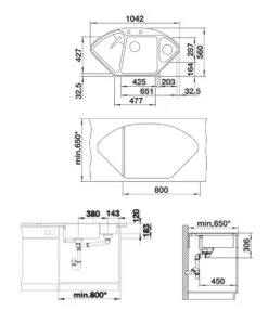 Blanco Delta II - Évier En Silgranite, 1042x560 Mm, Avec Accessoires, InFino, Aluminium 523672 7 Blanco Delta II - Évier En Silgranite, 1042x560 Mm, Avec Accessoires, InFino, Aluminium 523672 -Cuisine Articles Magasin 992515efa45fe7c78d1782da 1